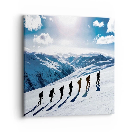 Quadro em tela - A equipa vencedora - 40x40 cm