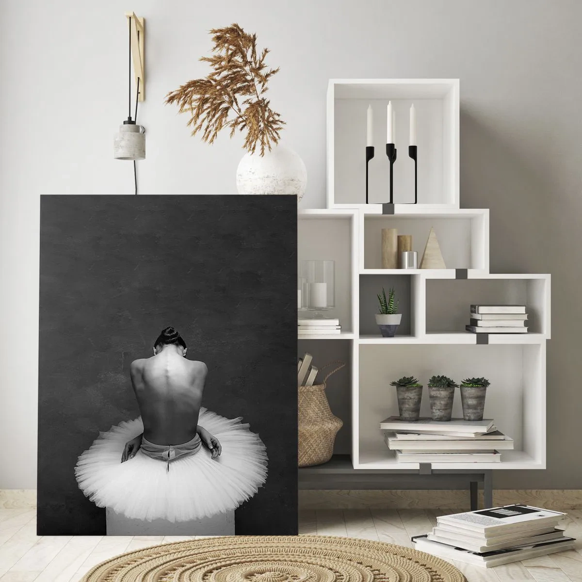 Quadro em vidro - Está a florescer - 50x70 cm