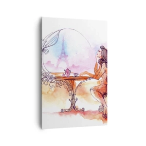 Quadro em tela - Elegância parisiense - 80x120 cm