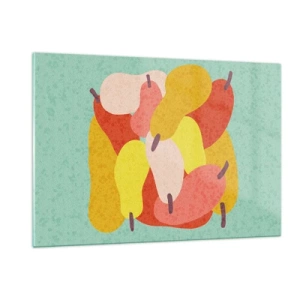 Quadro em vidro - Experimente o sol de verão - 120x80 cm