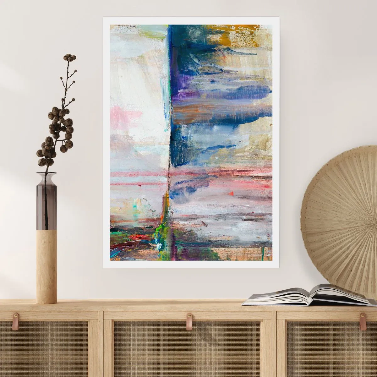 Pôster - Impressões coloridas e associações - 70x100 cm