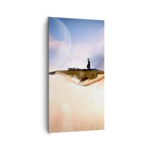 Quadro em tela - Uma viagem surreal - 65x120 cm