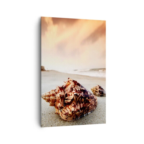 Quadro em tela - Expulso pelas ondas - 80x120 cm