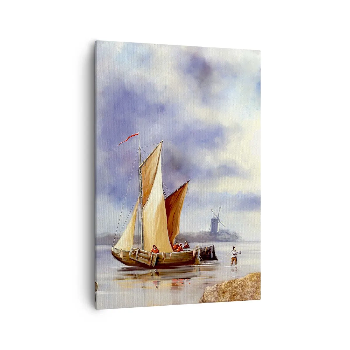 Quadro em tela - O regresso dos marinheiros - 70x100 cm