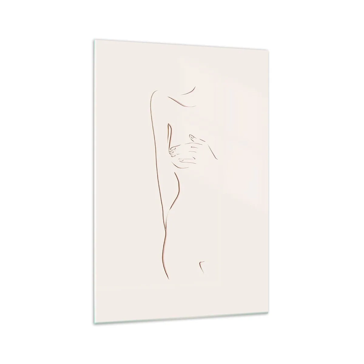 Quadro em vidro - A forma do desejo - 70x100 cm