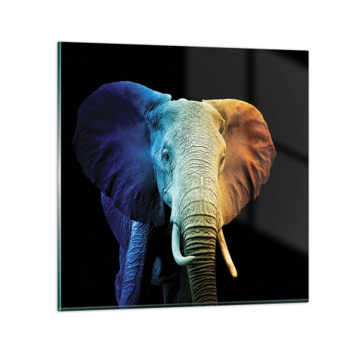 Quadro em vidro - Excêntrico, não esquisito - 70x70 cm