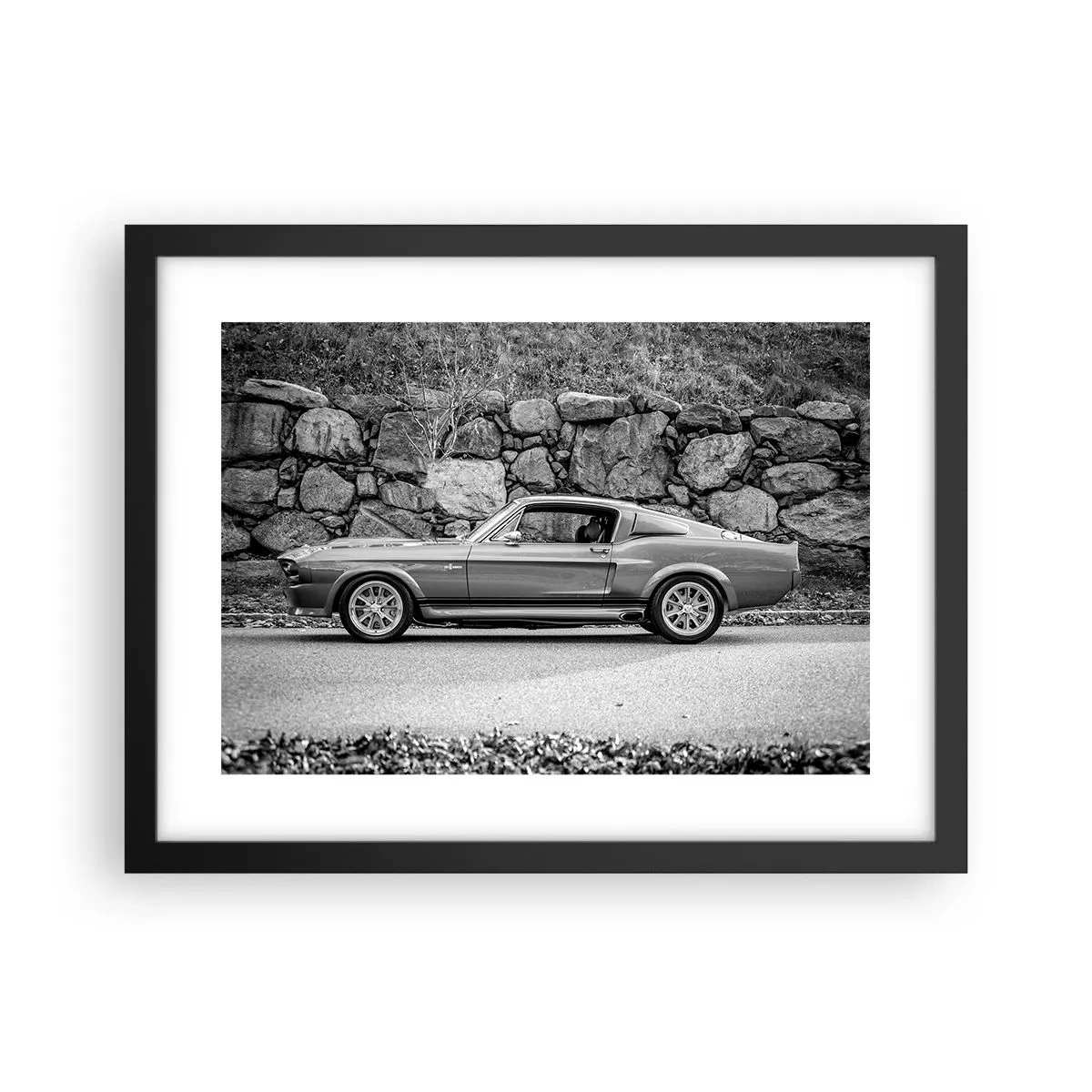 Pôster com moldura preta - Lenda dos anos 60 - 40x30 cm