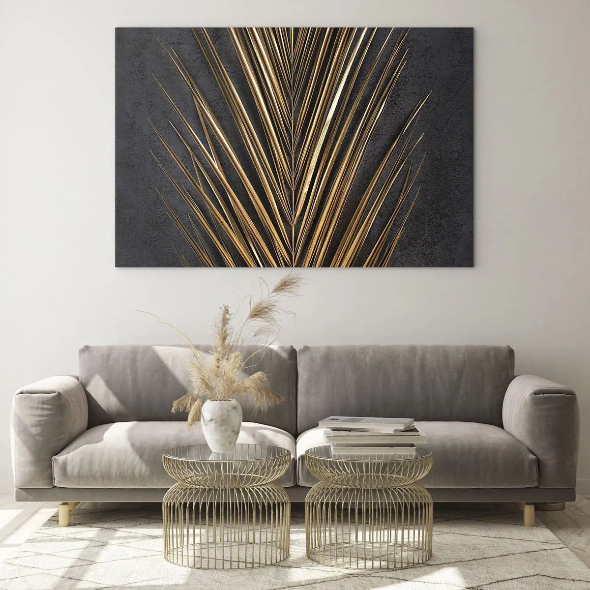 Quadro em vidro - Ouro dos trópicos - 100x70 cm