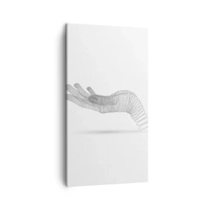 Quadro em tela - Mão de mola - 45x80 cm
