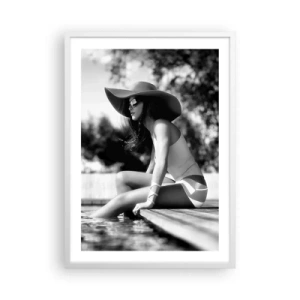 Pôster em moldura branca - Sonho de verão - 50x70 cm