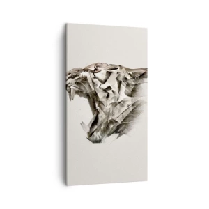 Quadro em tela - Já sabe quem está no comando - 45x80 cm