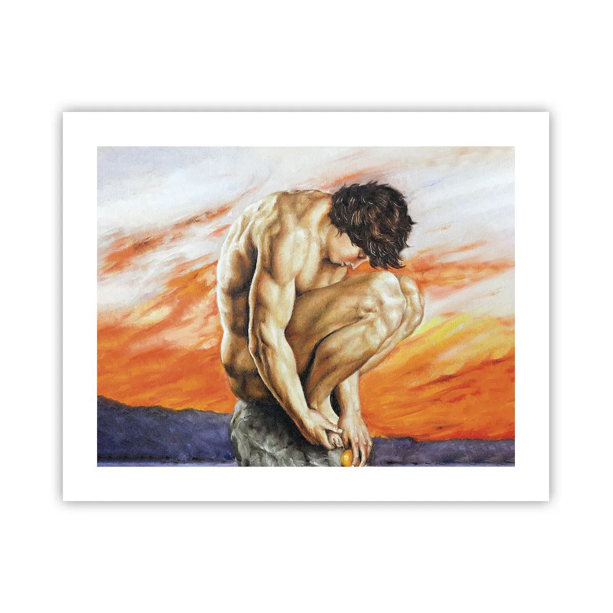 Pôster - Imerso em si mesmo - 50x40 cm