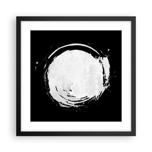 Pôster com moldura preta - Boa saída - 40x40 cm