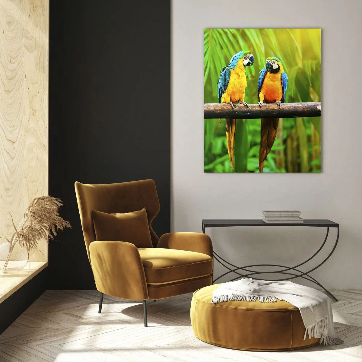 Quadro em vidro - E ouviste dizer que ela...? - 50x70 cm