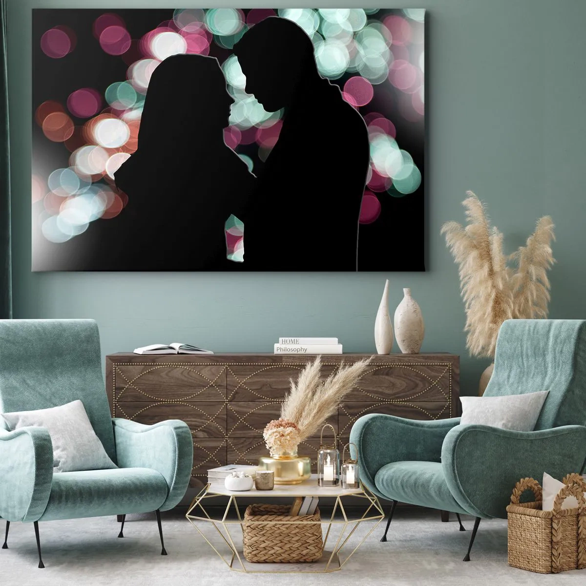 Quadro em tela - Sim! - 120x80 cm