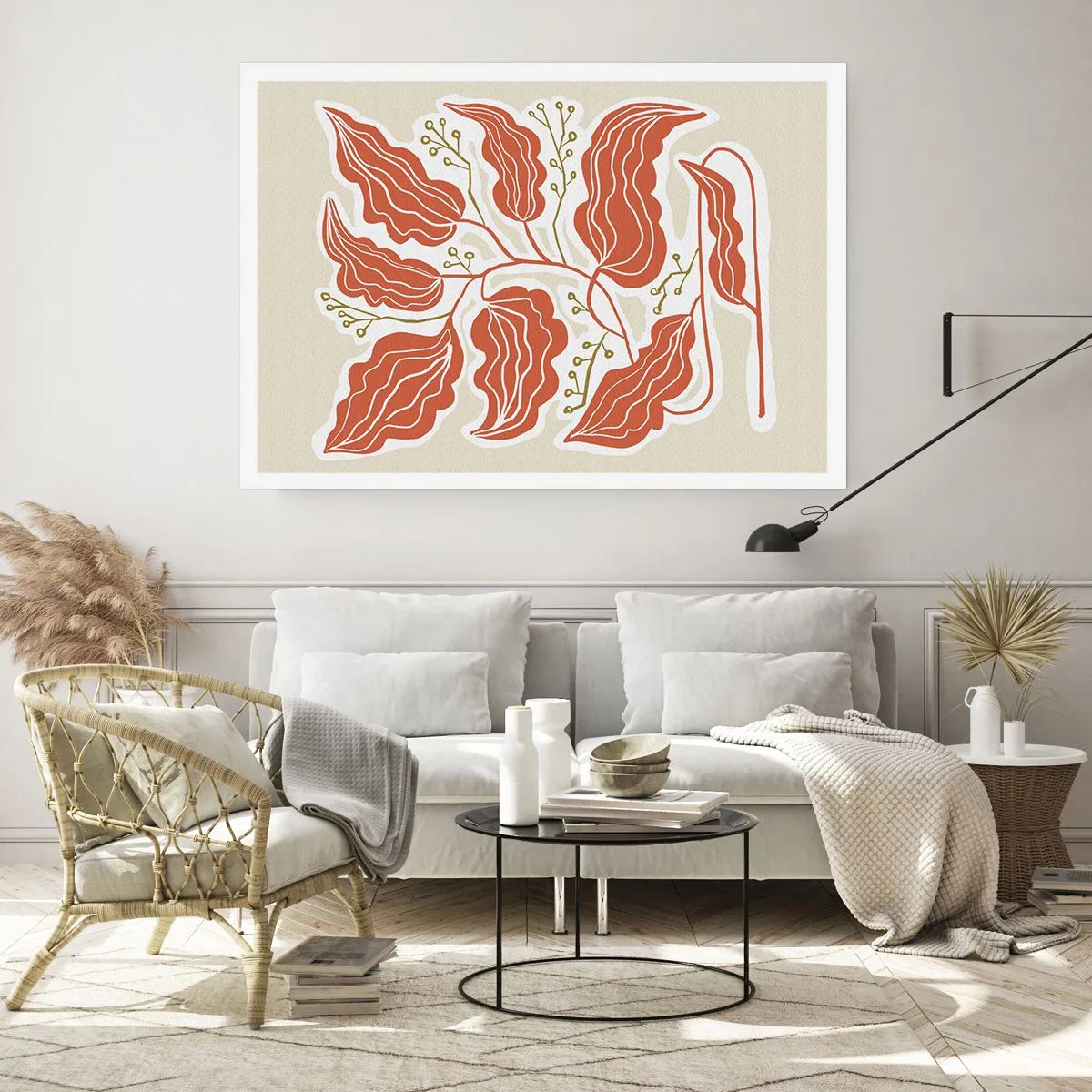 Pôster - Folclórico e coral - 50x40 cm