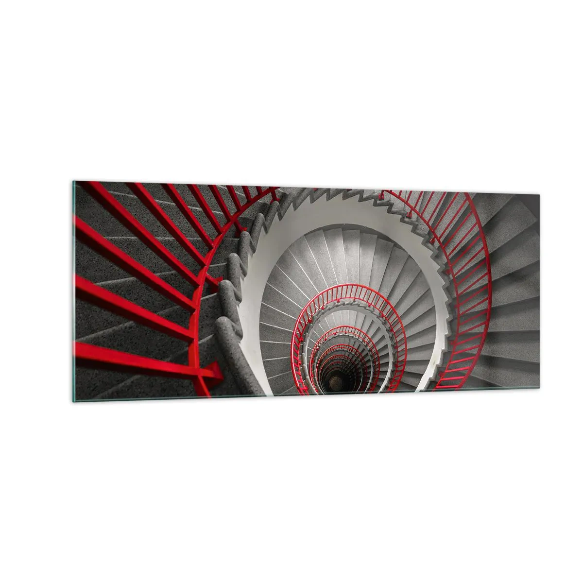 Quadro em vidro - Diversão de arquitetura - 100x40 cm