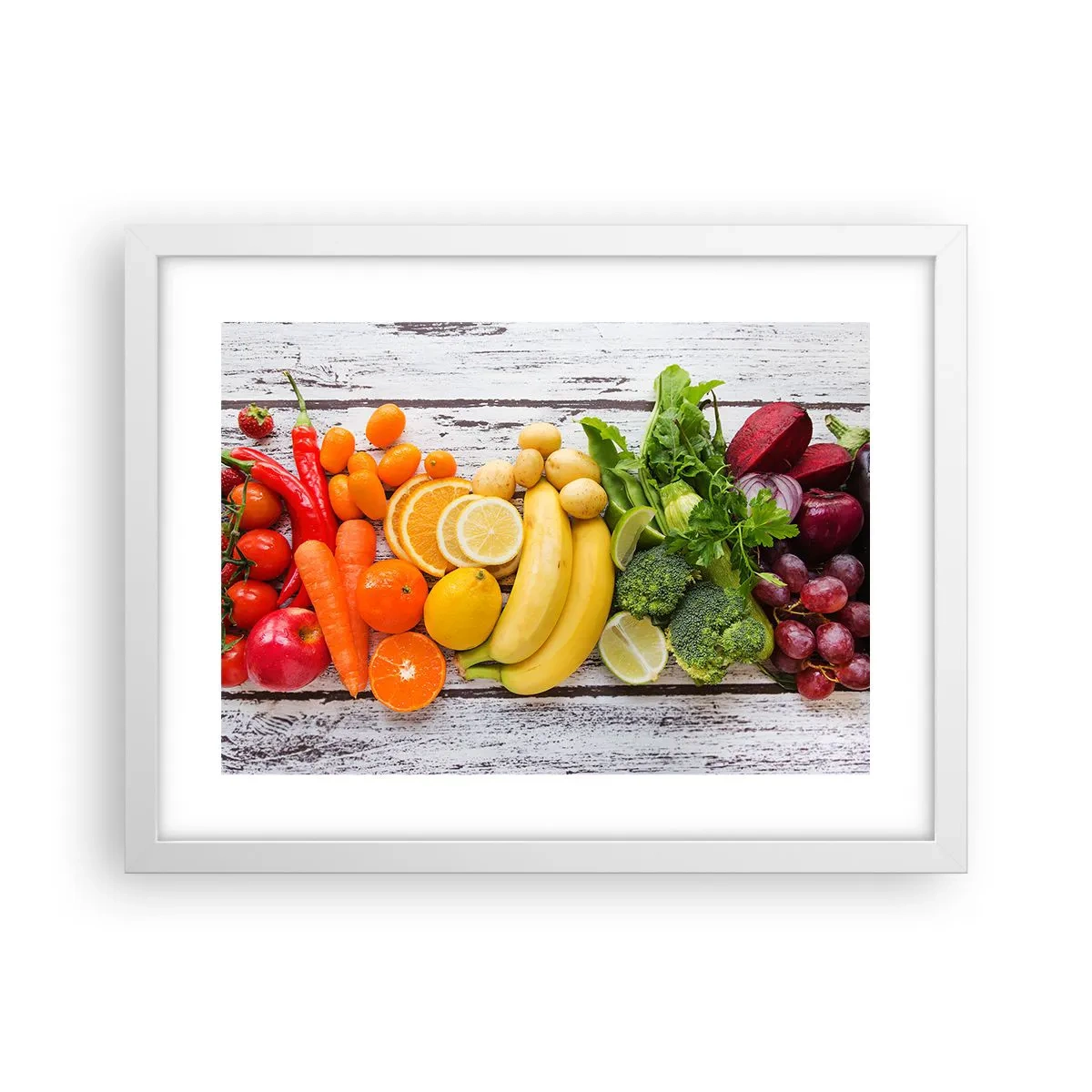 Pôster em moldura branca - Não é suficiente? - 40x30 cm