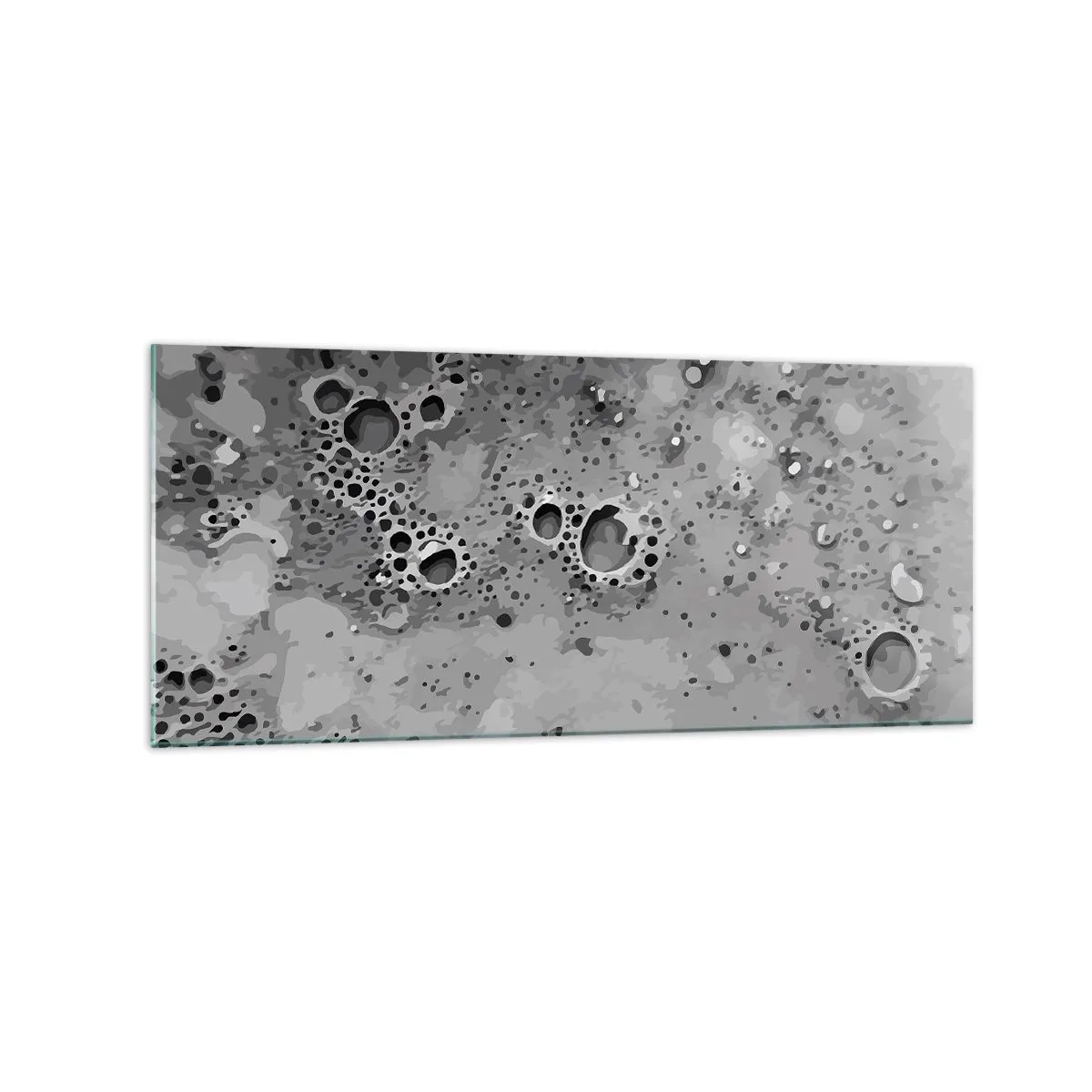 Quadro em vidro - Como uma paisagem lunar - 120x50 cm