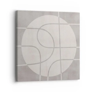 Quadro em tela - Circular e direto - 30x30 cm