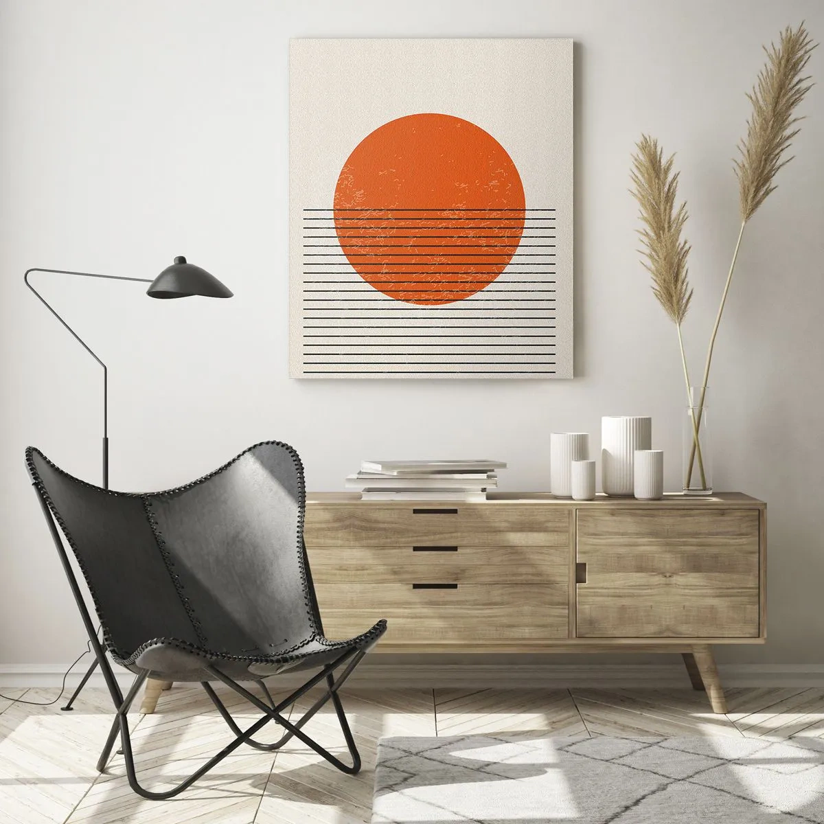 Quadro em vidro - Sempre sol - 50x70 cm