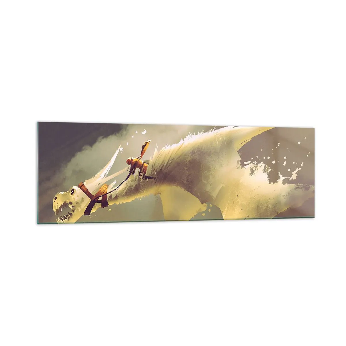 Quadro em vidro - A resgatar o mundo - 160x50 cm