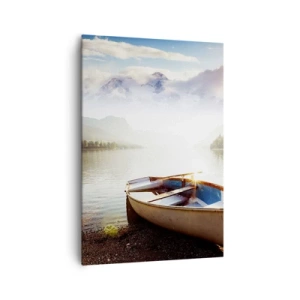 Quadro em tela - Sobre águas grandes e límpidas - 70x100 cm