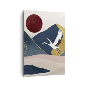 Quadro em tela - E o dia acaba novamente - 70x100 cm