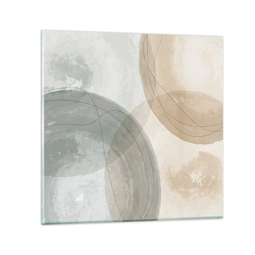 Quadro em vidro - Difusão de Mundos - 30x30 cm