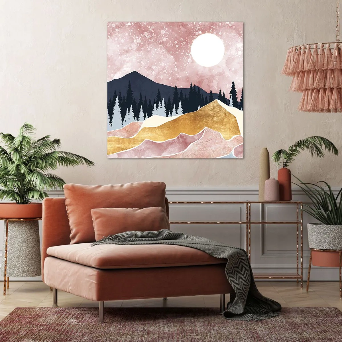 Quadro em tela - Ronda Noturna - 40x40 cm