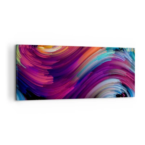 Quadro em tela - O início de um novo mundo - 120x50 cm