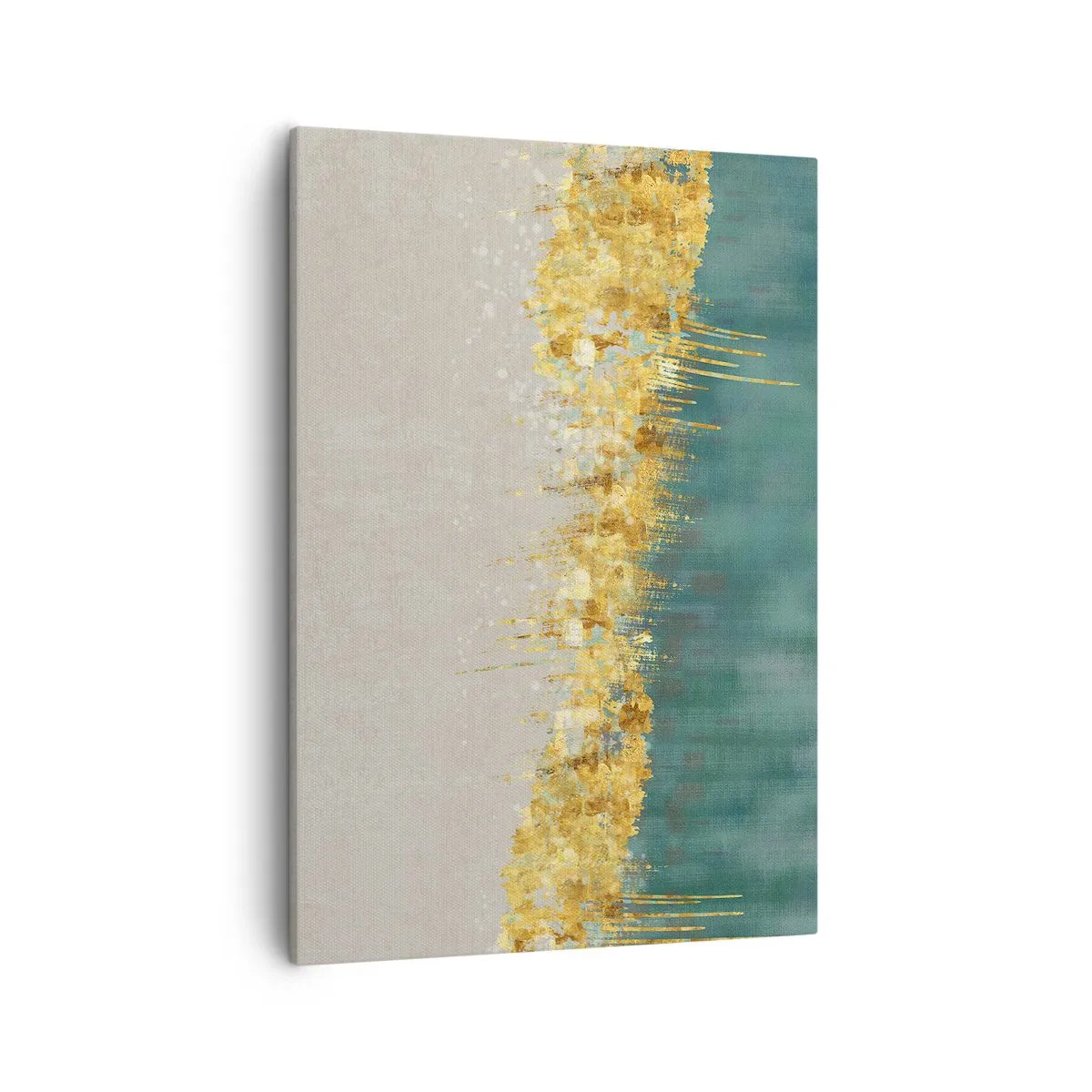 Quadro em tela - A fronteira dourada - 50x70 cm
