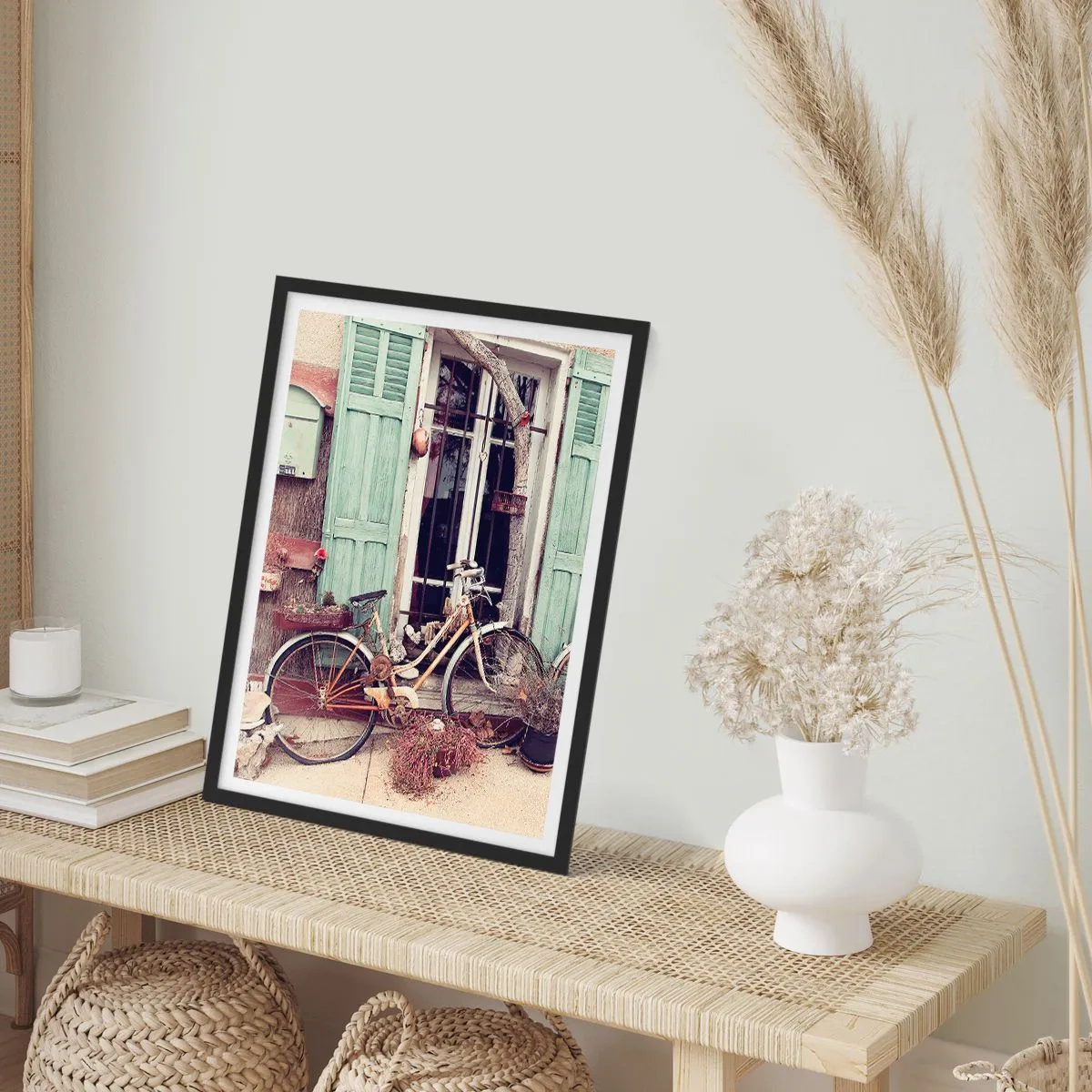 Pôster com moldura preta - Viva a província - 30x40 cm