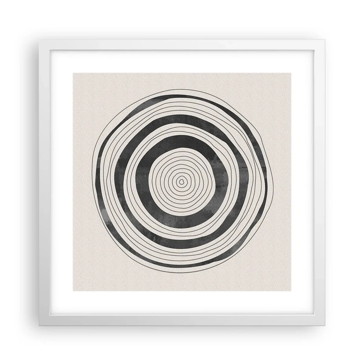 Pôster em moldura branca - Importante é o que há no caminho - 40x40 cm