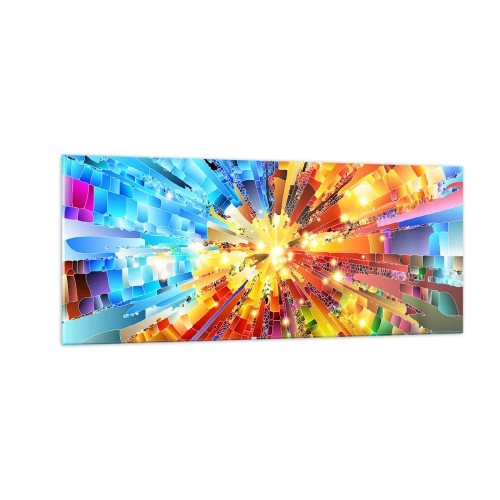 Quadro em vidro - In medias res - 100x40 cm