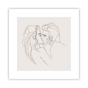 Pôster - Emaranhados pelo sentimento - 30x30 cm