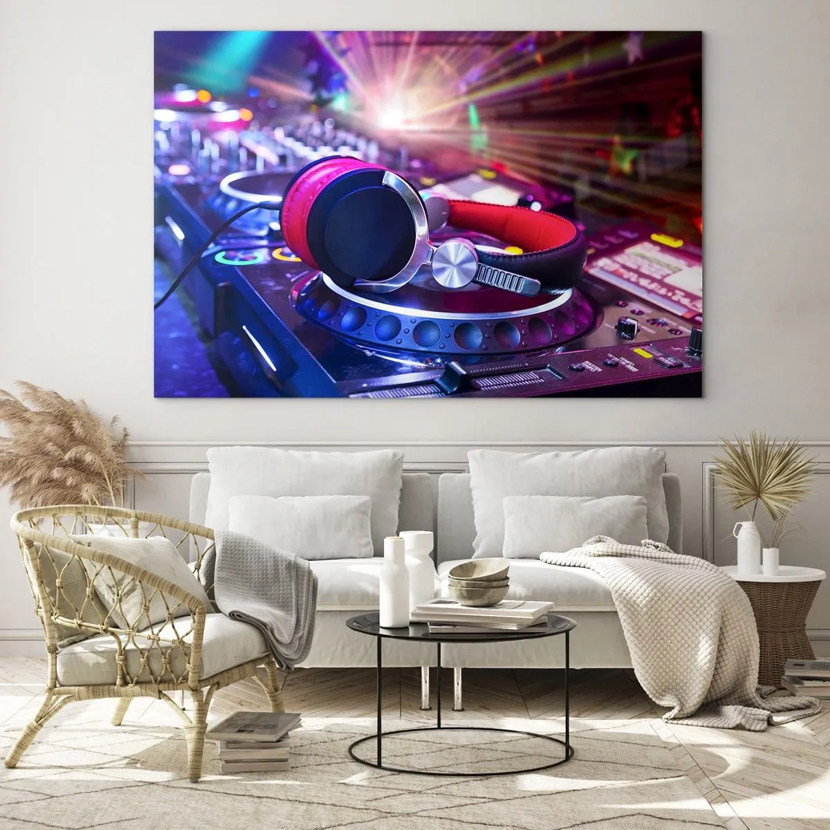 Quadro em vidro - Vai ser uma loucura - 120x80 cm