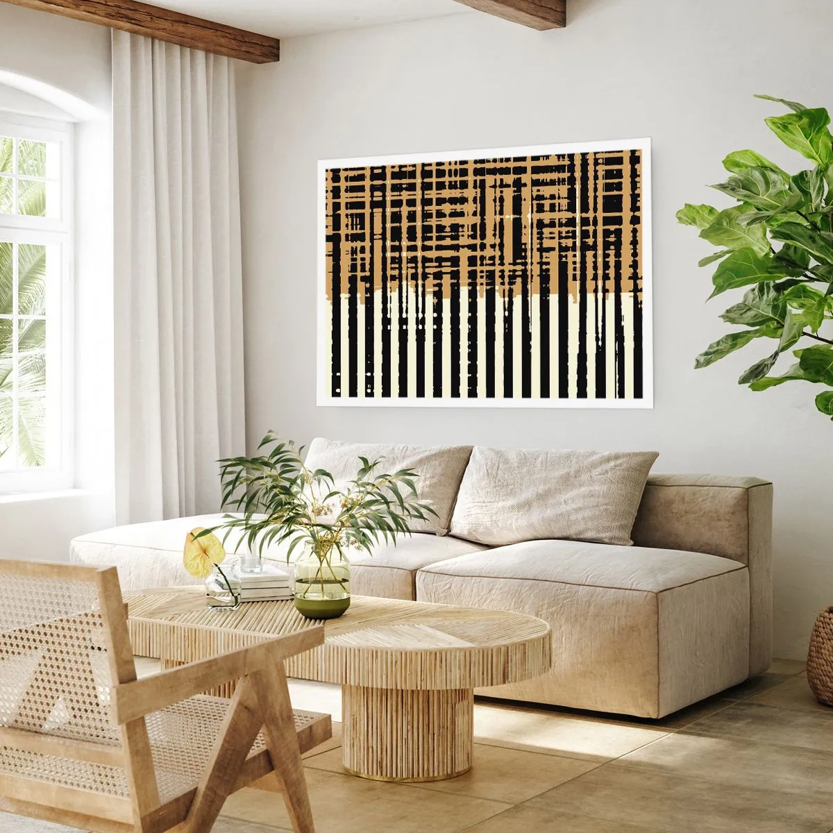 Pôster - Abstração arquitetónica - 91x61 cm