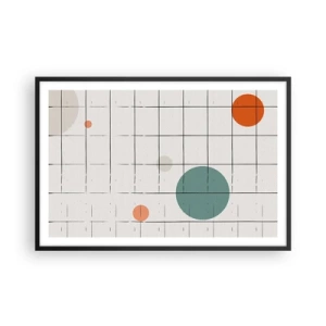 Pôster com moldura preta - Encurralado. Nós ou eles? - 91x61 cm