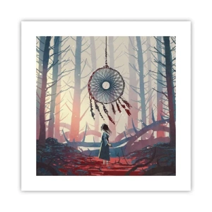 Pôster - O ritual secreto da felicidade - 40x40 cm