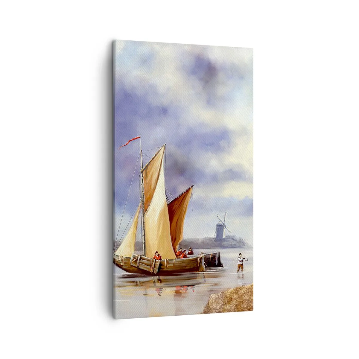 Quadro em tela - O regresso dos marinheiros - 45x80 cm