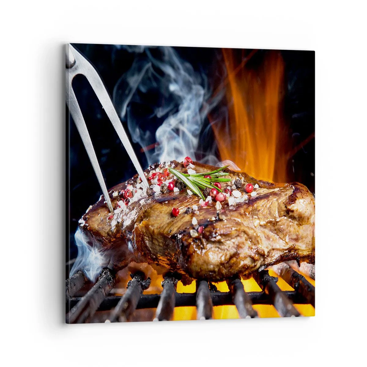 Quadro em tela - Suculenta e de bom cheiro - 70x70 cm