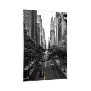 Quadro em vidro - Manhã em Nova Iorque - 80x120 cm