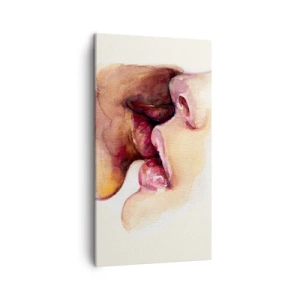 Quadro em tela - Como a noite e o dia, a terra e o céu - 45x80 cm