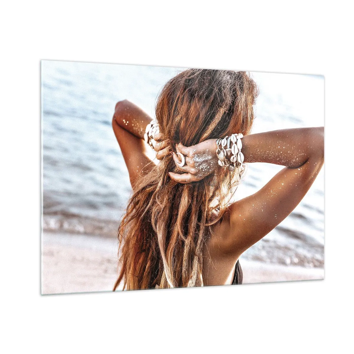 Quadro em vidro - Irmã da água e do sol - 100x70 cm