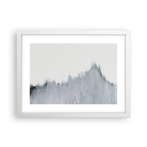 Pôster em moldura branca - Um registo misterioso - 40x30 cm