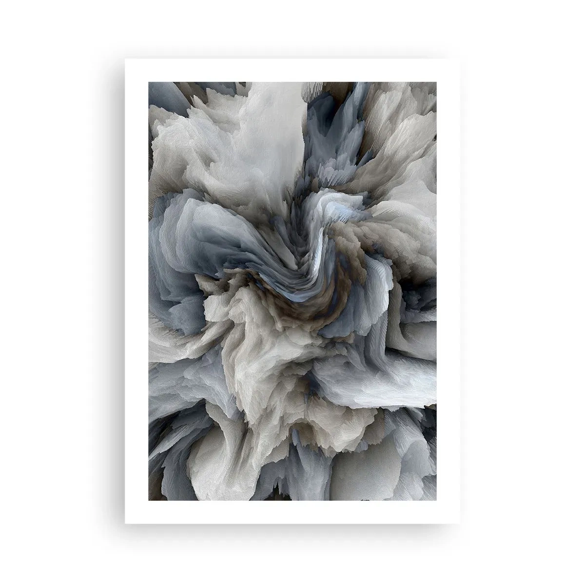 Pôster - Pedra e flor - 50x70 cm