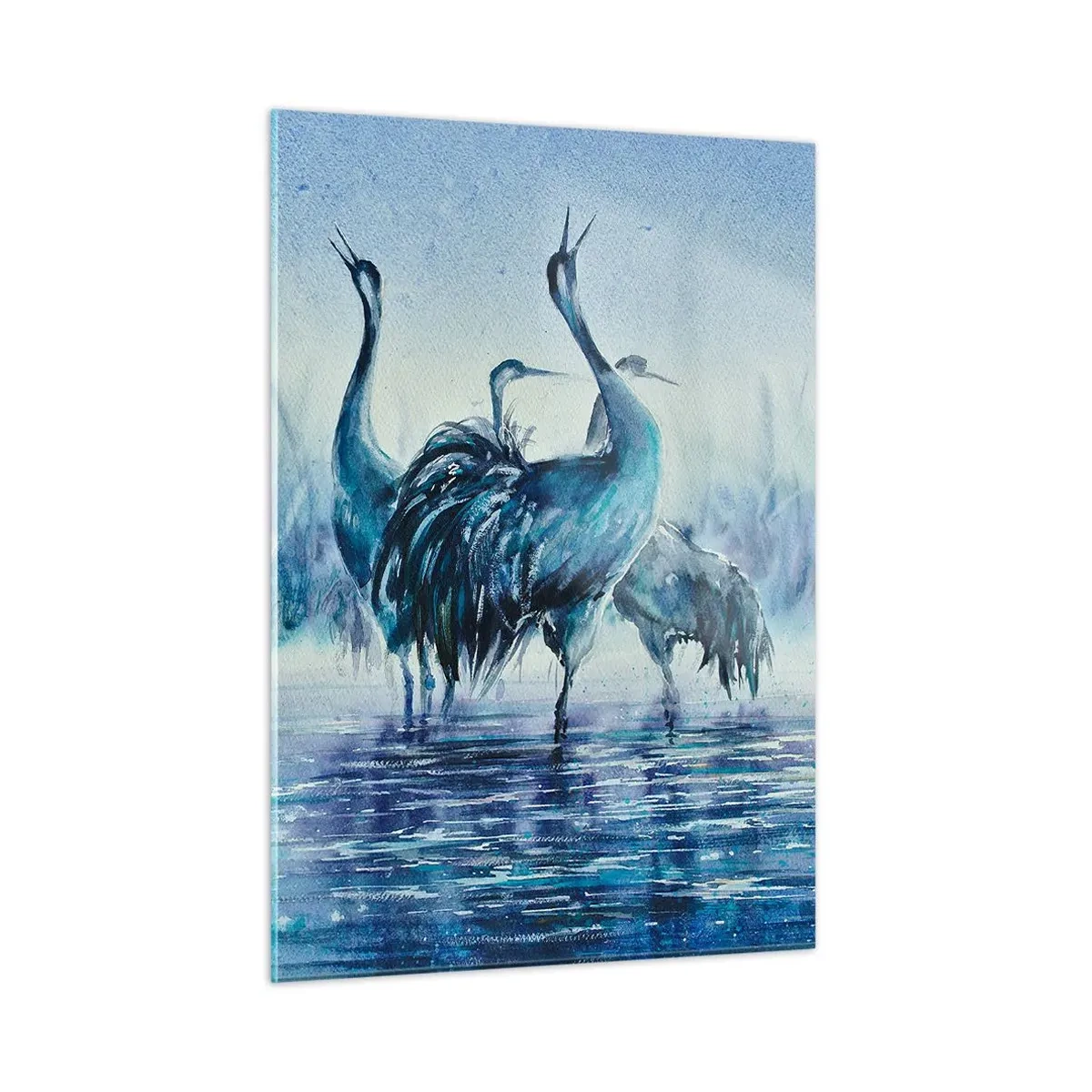 Quadro em vidro - Reunião matinal - 50x70 cm