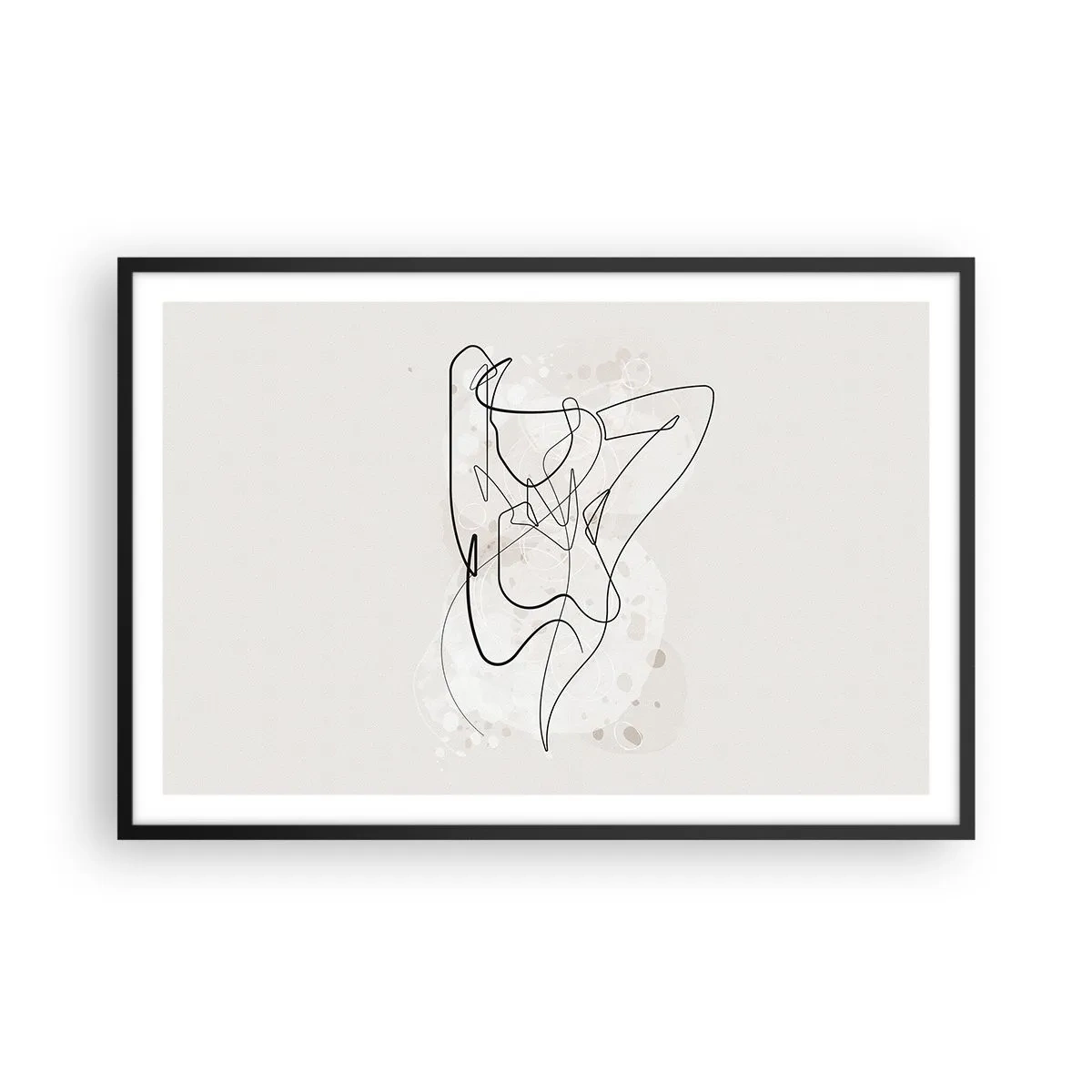 Pôster com moldura preta - A arte da sedução - 91x61 cm