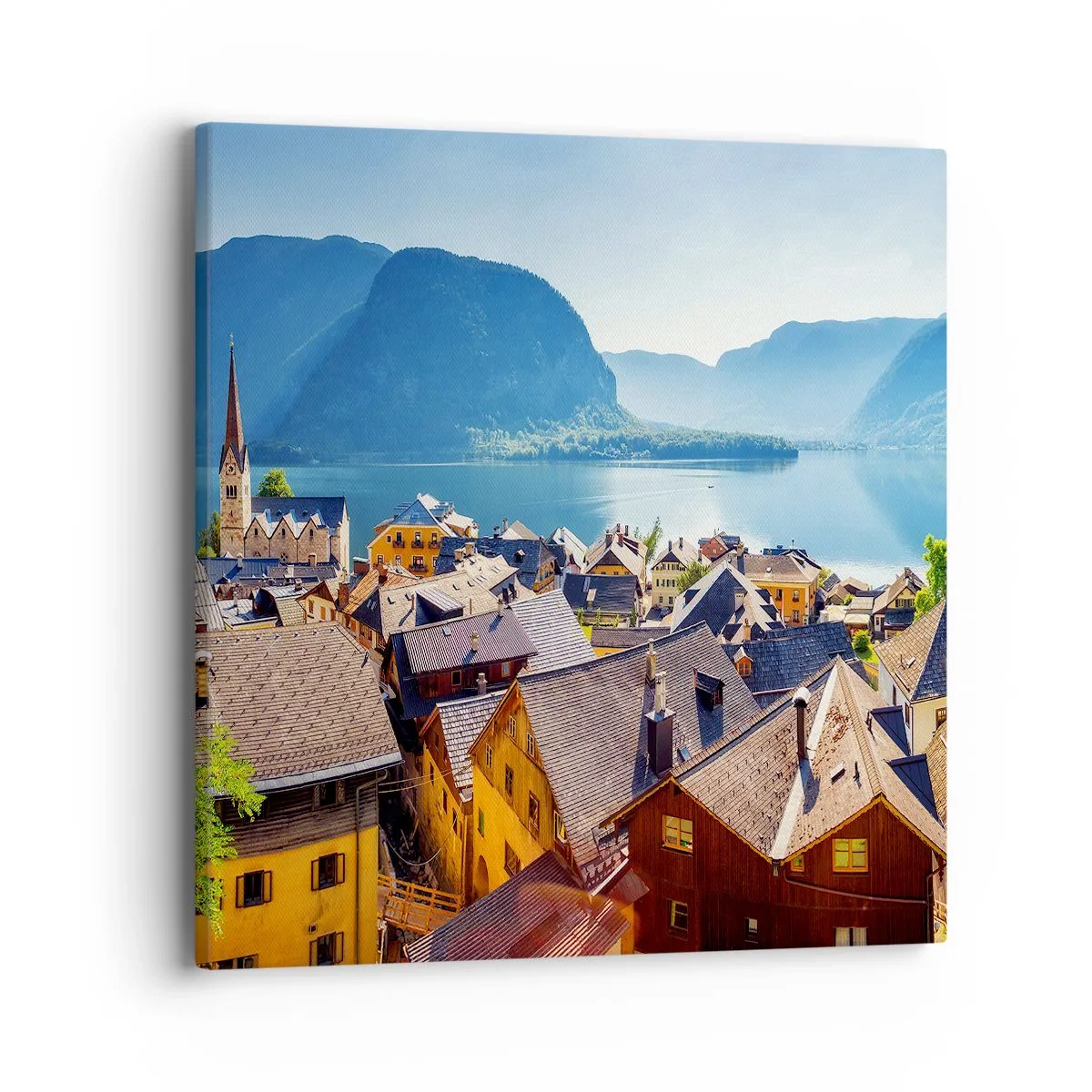 Quadro em tela - Não poderia ser mais pitoresco - 40x40 cm